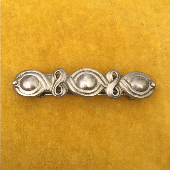 Accessories - Vintage French metal barrette clip France